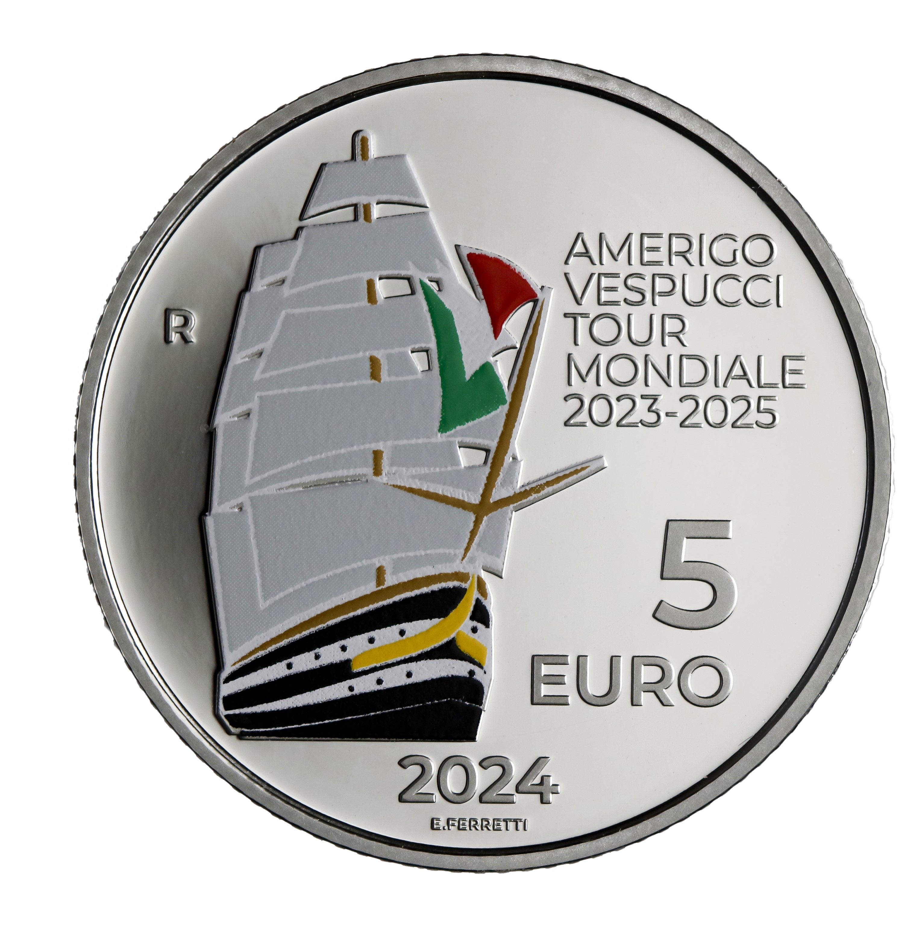 moneta vespucci rovescio